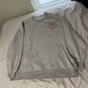 comfy grey cowgirl crewneck
